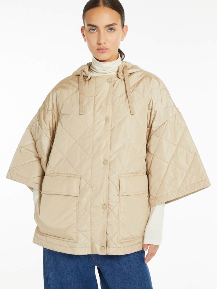 Water-repellent taffeta cape - BEIGE - Weekend Max Mara