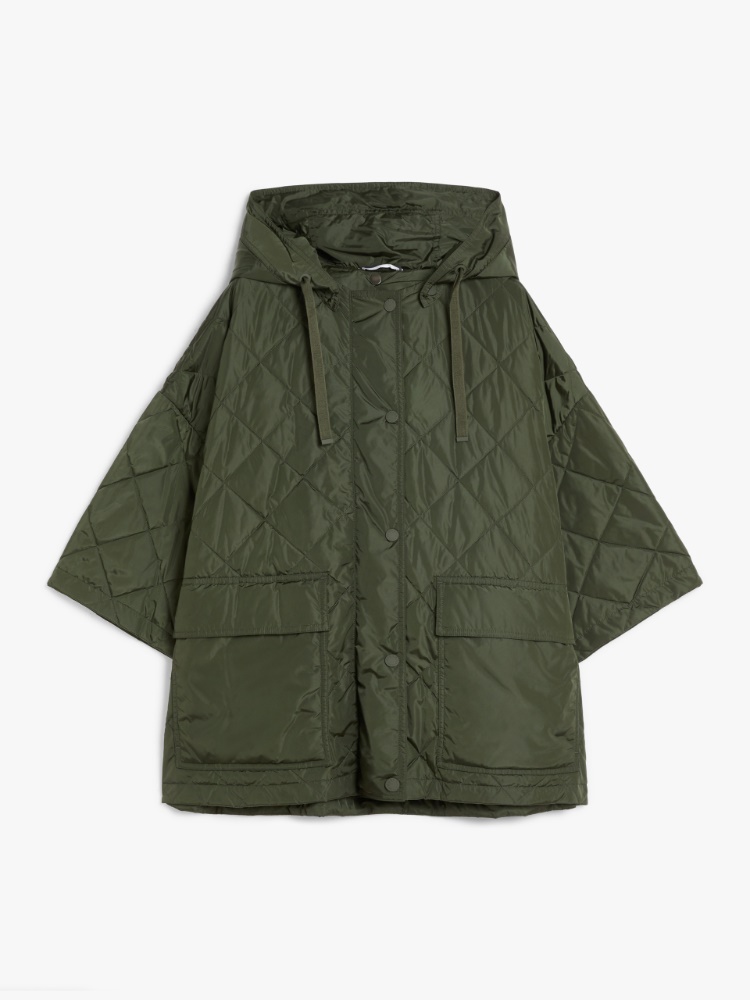 Water-repellent taffeta cape - KAKI - Weekend Max Mara - 2