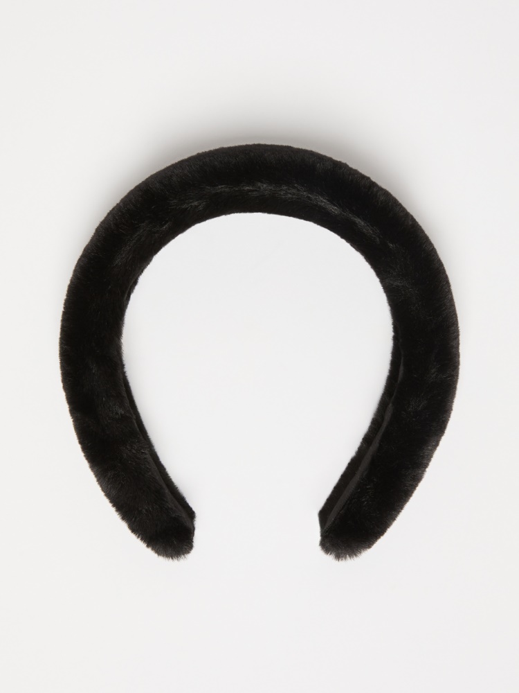 Ultra-soft fabric headband - BLACK - Weekend Max Mara