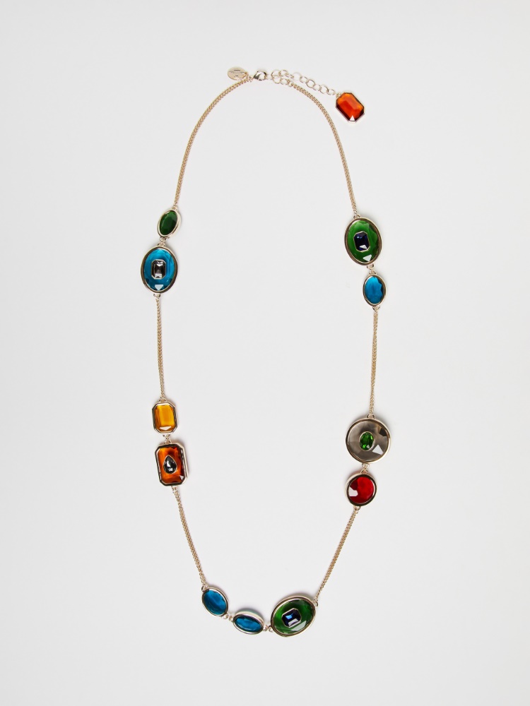 Stone-embellished double-strand necklace -  - Weekend Max Mara