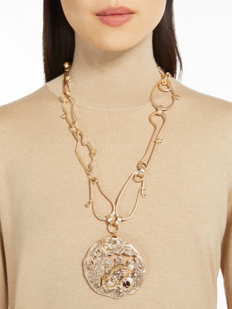 Metal brooch necklace - BRONZE - Weekend Max Mara - 2