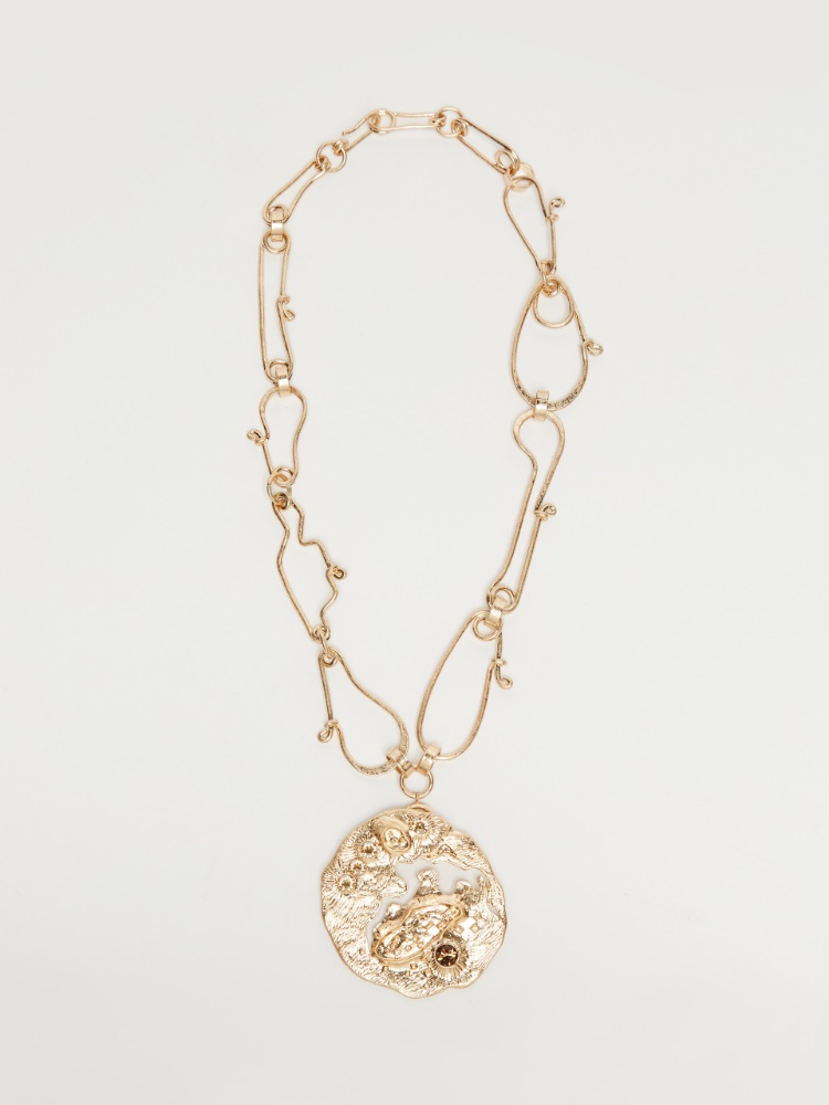 Metal brooch necklace - BRONZE - Weekend Max Mara