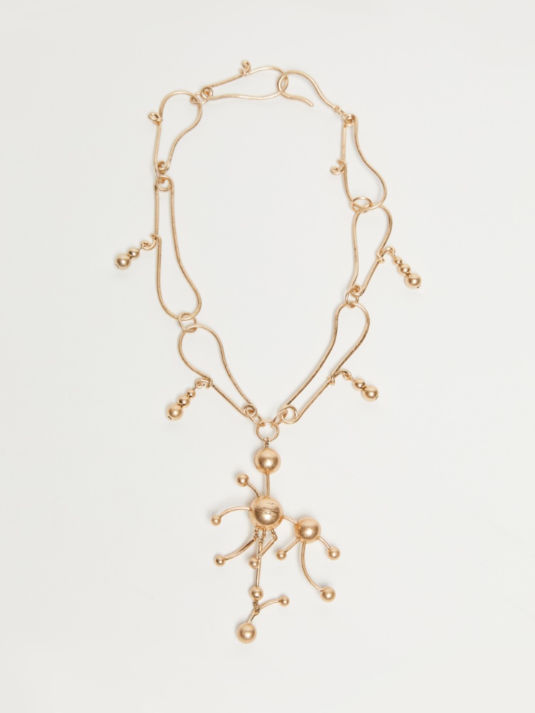 Metal pendant necklace - BRONZE - Weekend Max Mara