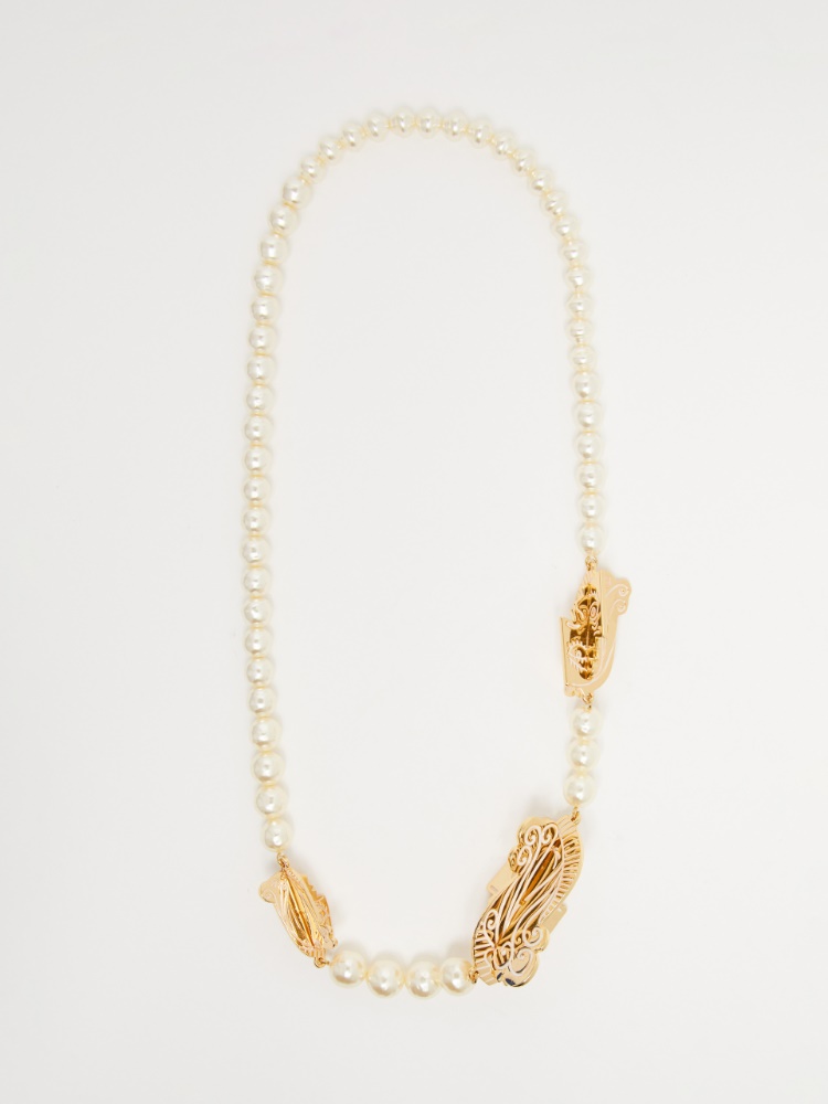 Pearl Cubist necklace - IVORY - Weekend Max Mara