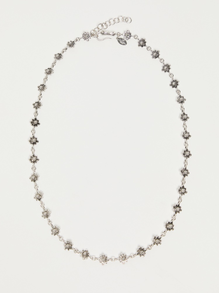 Long metal necklace - SILVER - Weekend Max Mara