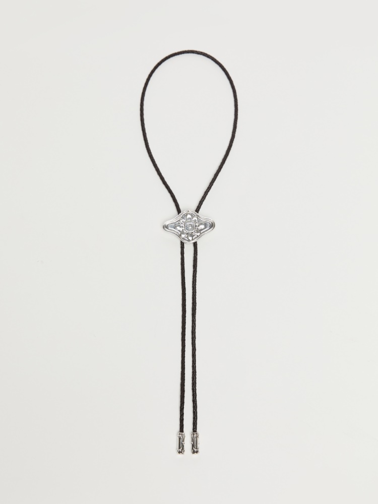 Collana bolo in tessuto spalmato - ARGENTO - Weekend Max Mara