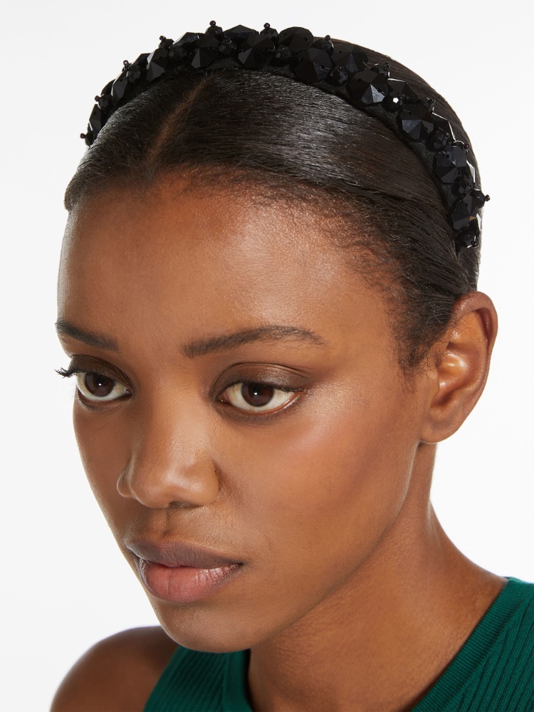 Rhinestone headband - BLACK - Weekend Max Mara - 2