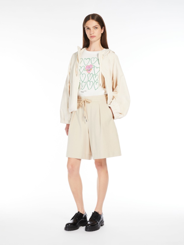 Milano-knit jersey Bermuda shorts -  - Weekend Max Mara