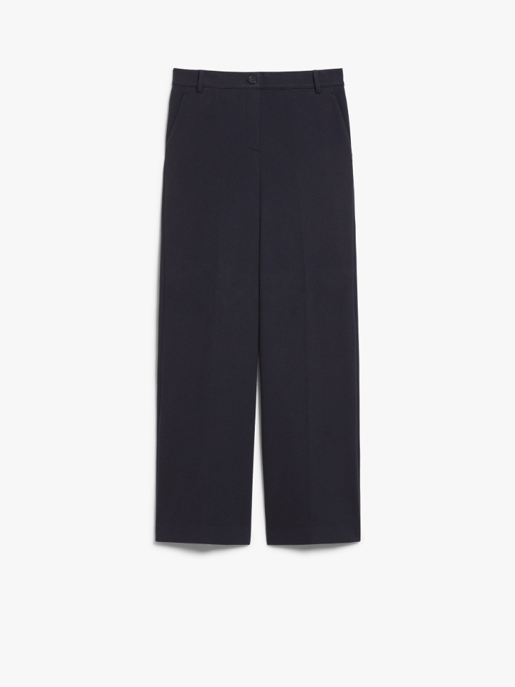 Jacquard flannel trousers - NAVY - Weekend Max Mara - 2