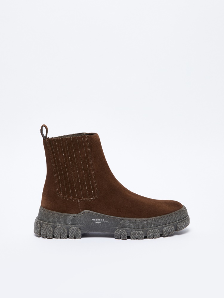 Split leather Chelsea ankle boots -  - Weekend Max Mara