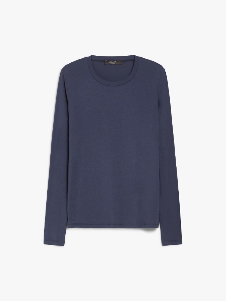 Slim-fit jersey T-shirt - NAVY - Weekend Max Mara - 2