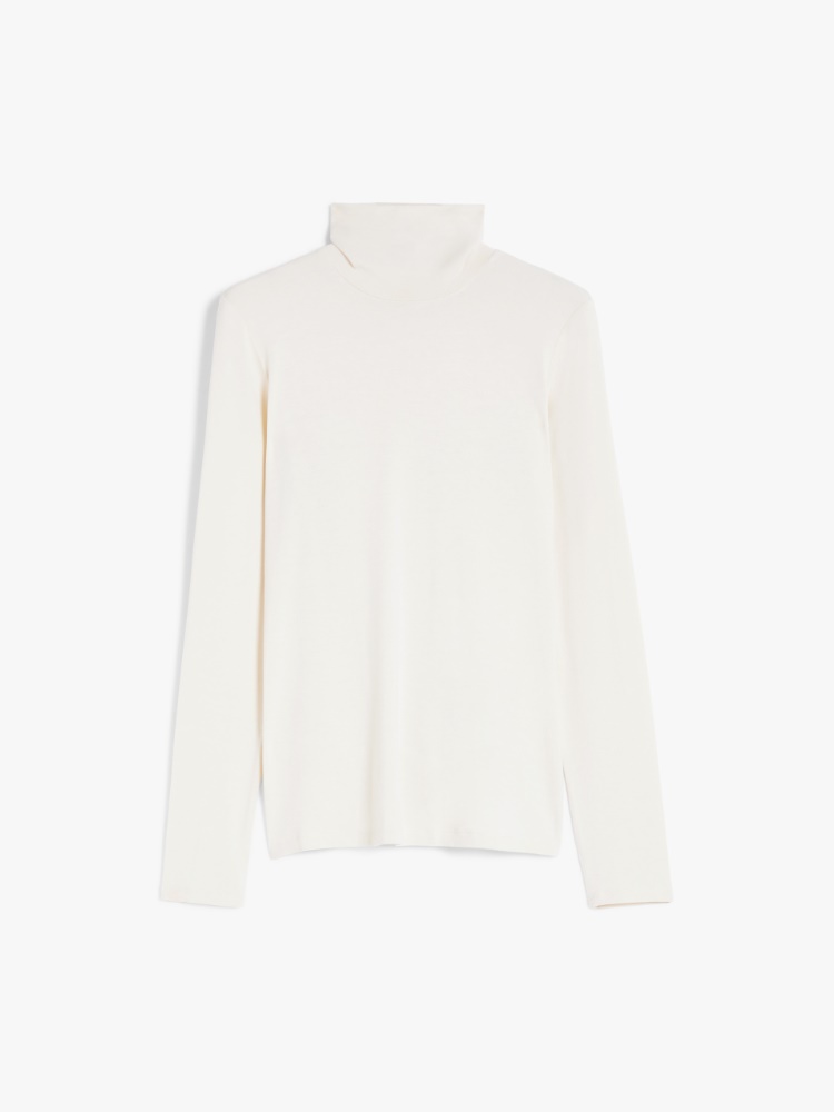 Viscose jersey T-shirt - MILK - Weekend Max Mara - 2