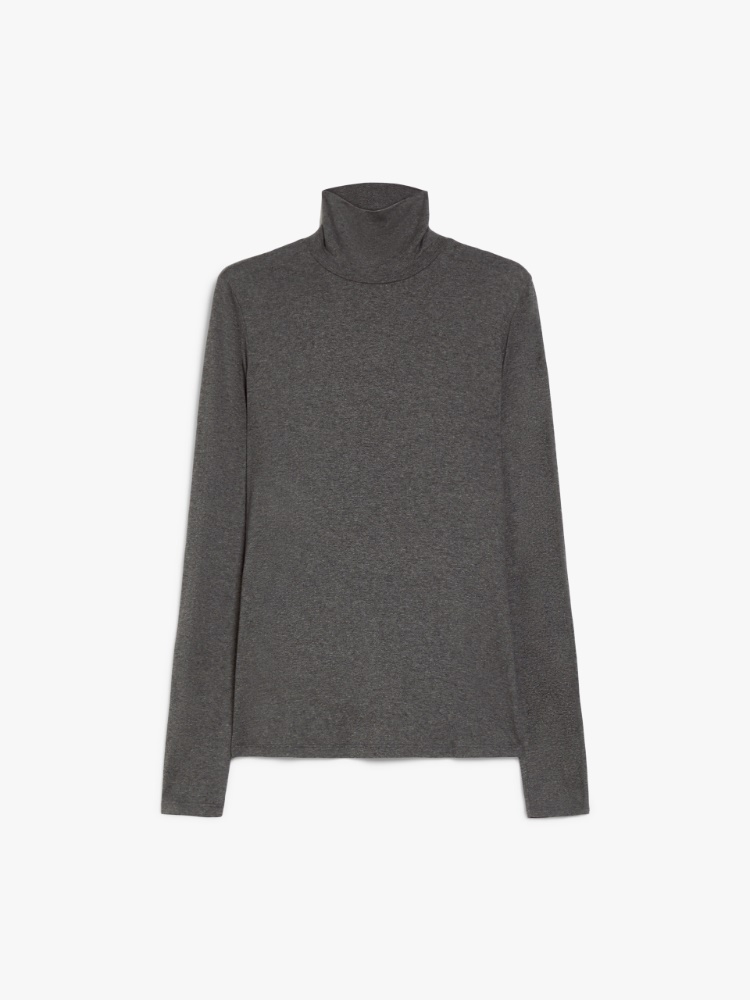 Viscose jersey T-shirt - DARK GREY - Weekend Max Mara