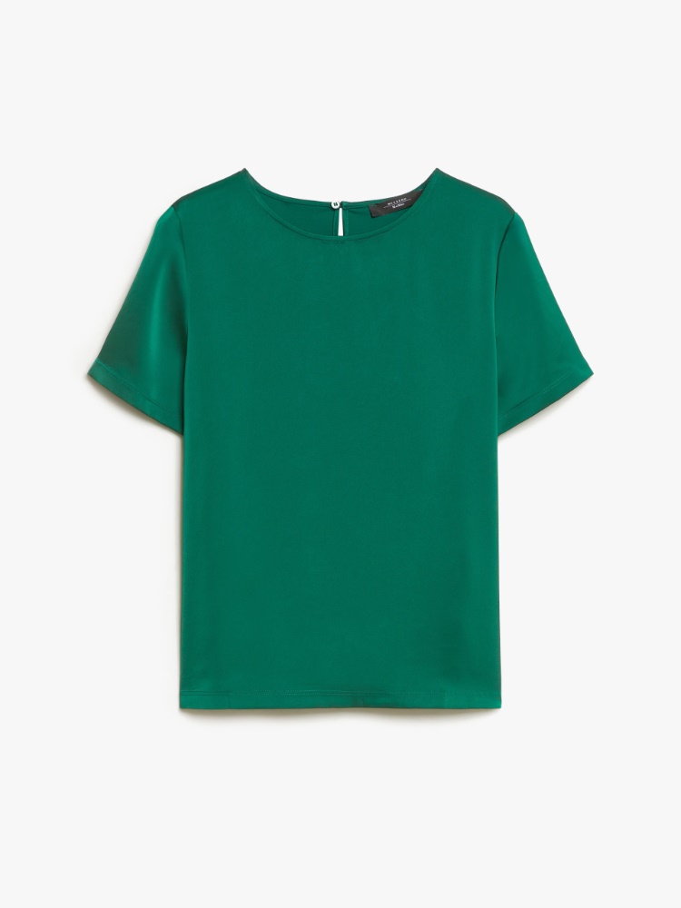 Satin and jersey T-shirt -  - Weekend Max Mara - 2