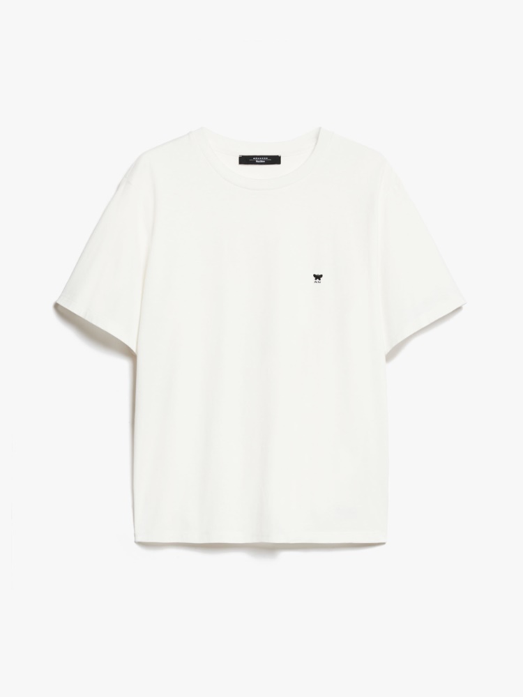 Cotton logo T-shirt - WHITE - Weekend Max Mara - 2