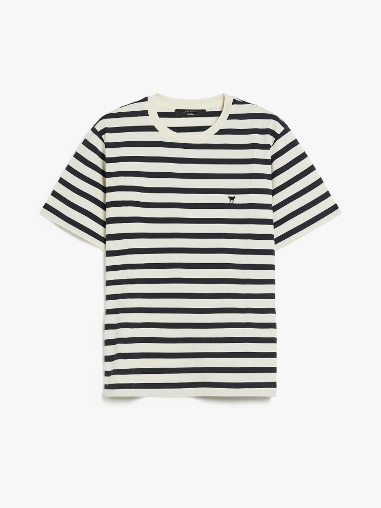 Cotton logo T-shirt - NAVY - Weekend Max Mara - 2