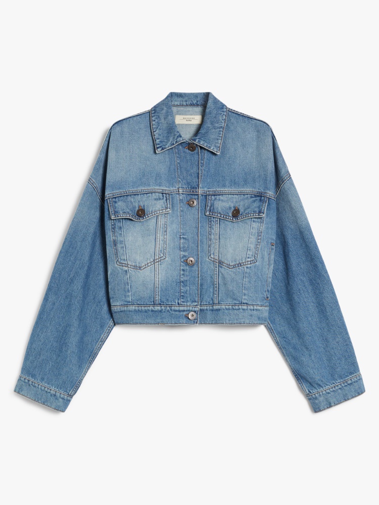 Cropped denim jacket - NAVY - Weekend Max Mara