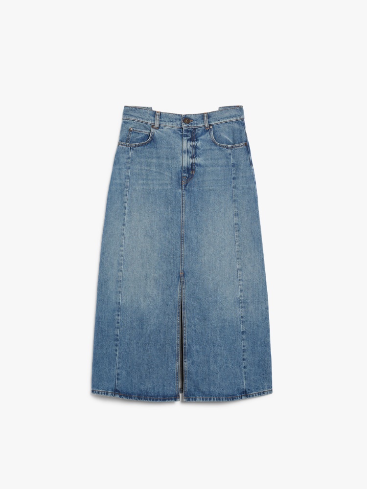 Long, cotton-denim skirt -  - Weekend Max Mara - 2