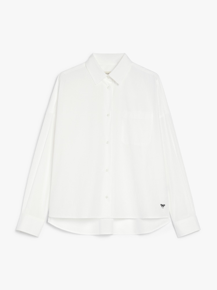 Cotton poplin shirt - WHITE - Weekend Max Mara - 2