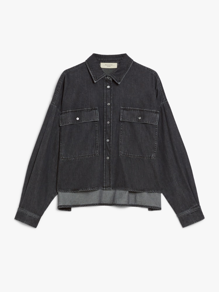 Denim boxy shirt - BLACK - Weekend Max Mara - 2