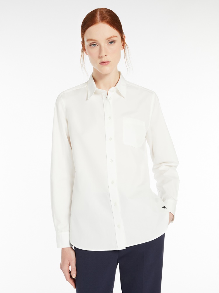 Cotton shirt - WHITE - Weekend Max Mara