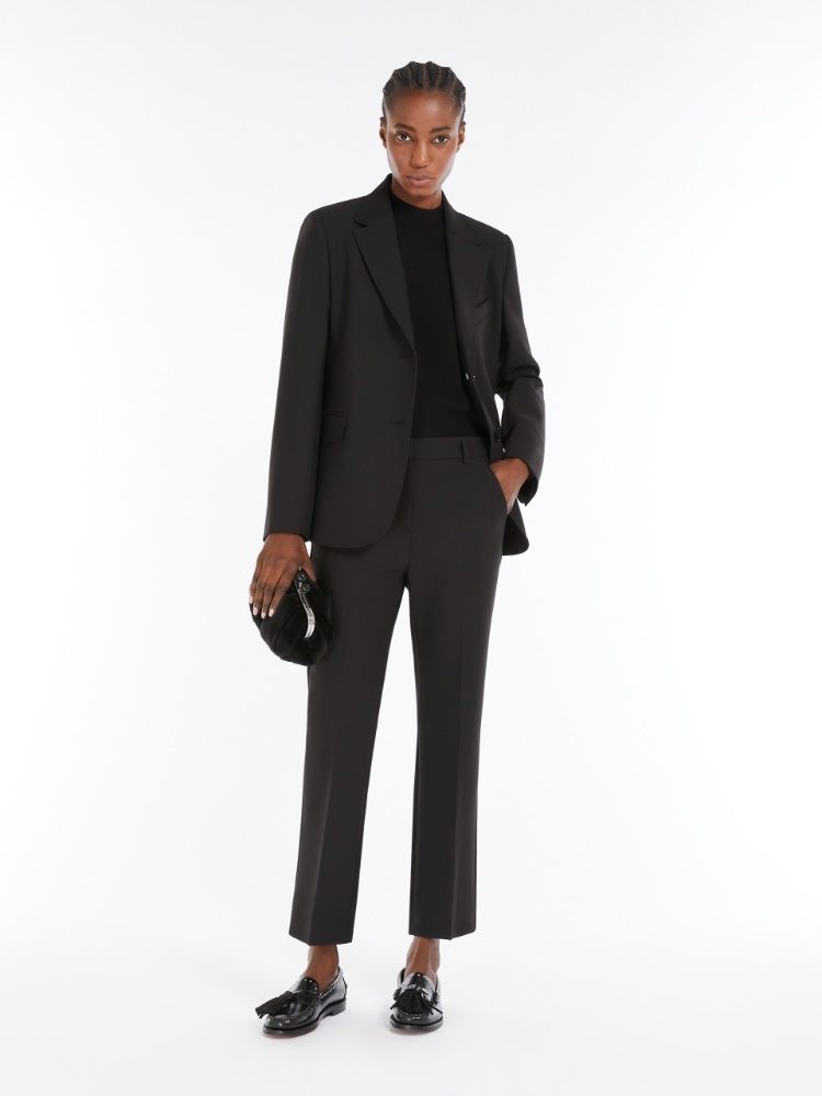 Double viscose canvas trousers -  - Weekend Max Mara