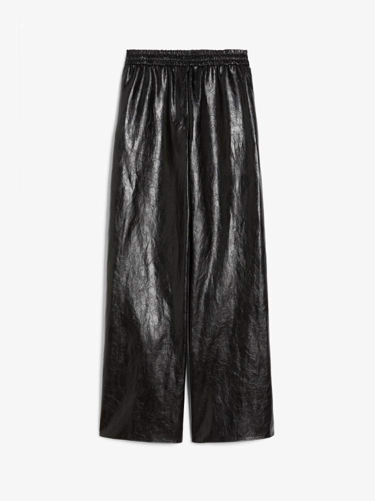 Coated fabric palazzo trousers -  - Weekend Max Mara - 2