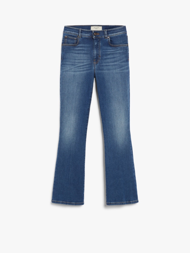 Stretch denim cropped jeans - NAVY - Weekend Max Mara