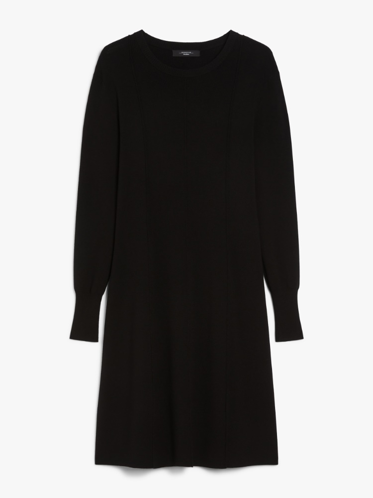 Stretch viscose knit dress - BLACK - Weekend Max Mara - 2