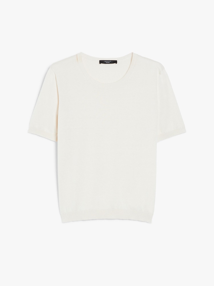 Silk and cotton knit T-shirt -  - Weekend Max Mara - 2