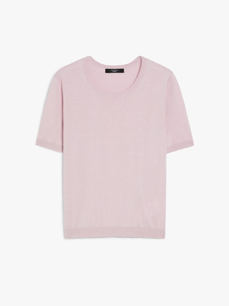 Silk and cotton knit T-shirt -  - Weekend Max Mara - 2