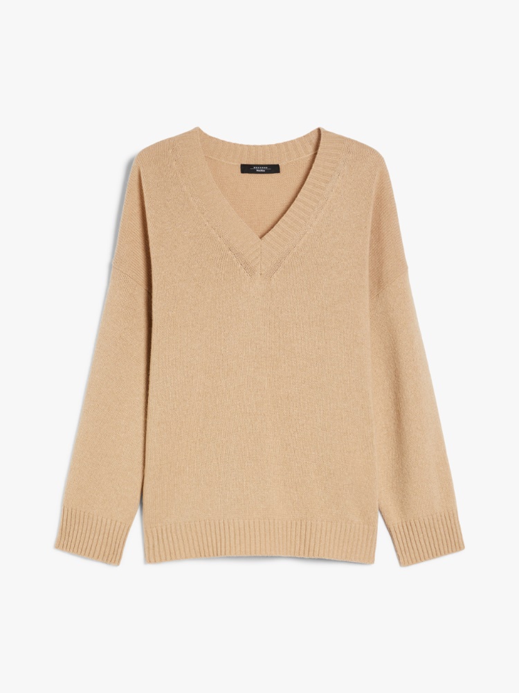 Wool and viscose-blend V-neck sweater -  - Weekend Max Mara - 2