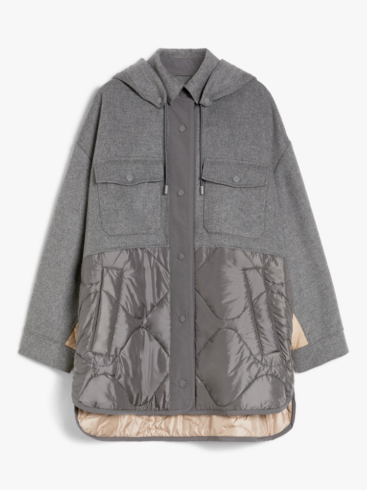 Double-sided wool and nylon jacket - MEDIUM GREY - Weekend Max Mara - 2