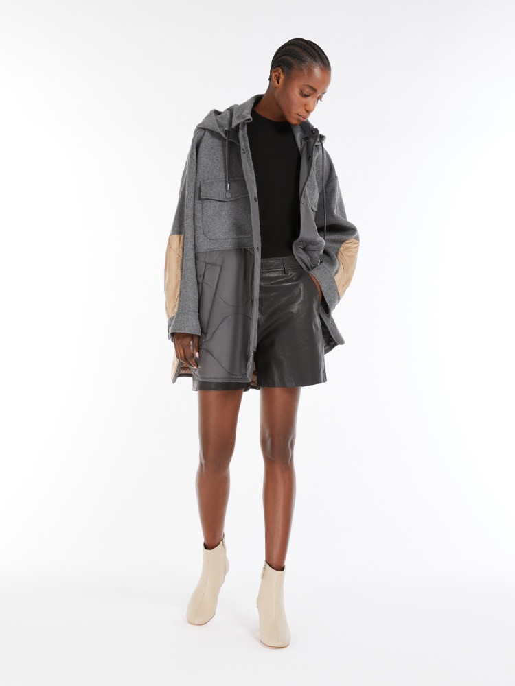 Double-sided wool and nylon jacket -  - Weekend Max Mara