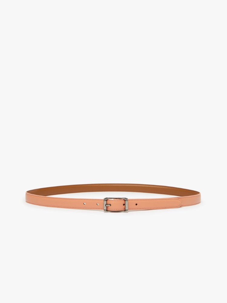 Double-sided leather belt - PINK - Weekend Max Mara