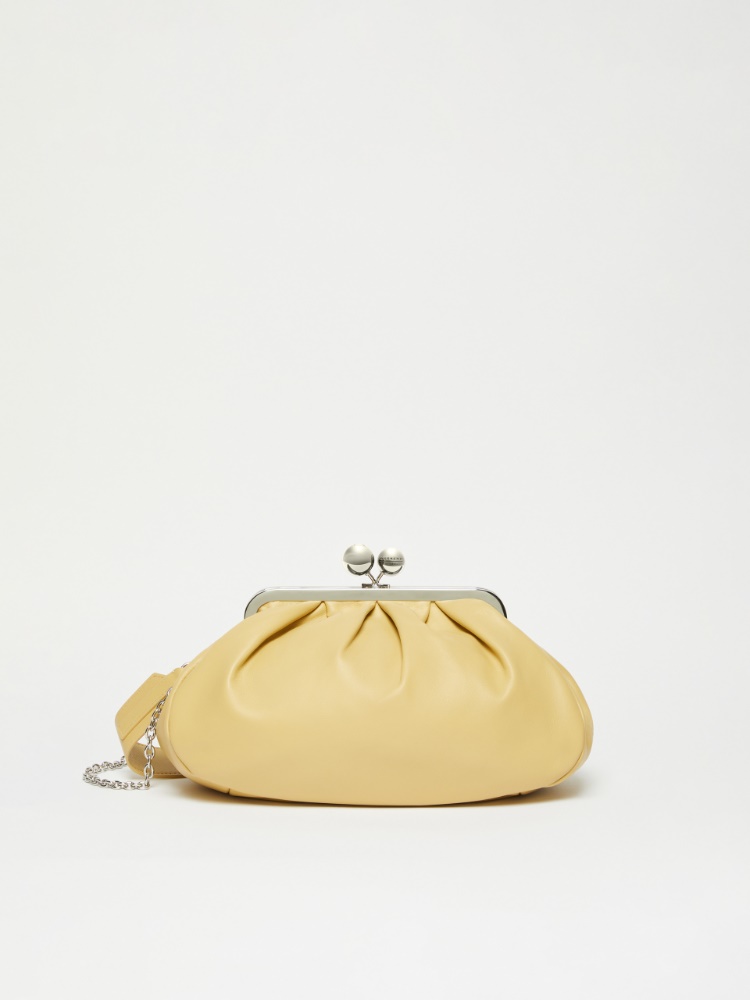 Medium Nappa leather Pasticcino Bag - MUSTARD - Weekend Max Mara