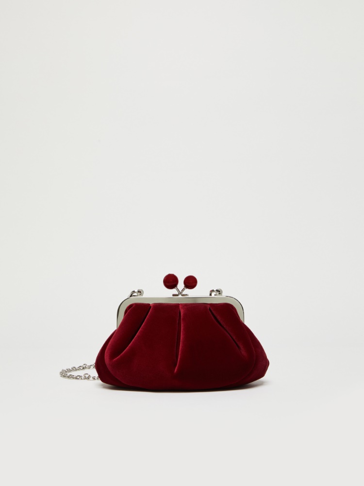 Small velvet Pasticcino Bag - BORDEAUX - Weekend Max Mara