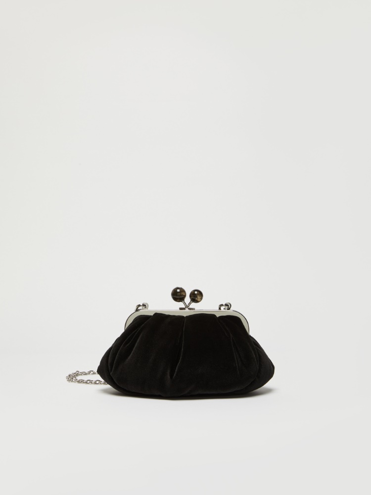 Small velvet Pasticcino Bag - BLACK - Weekend Max Mara