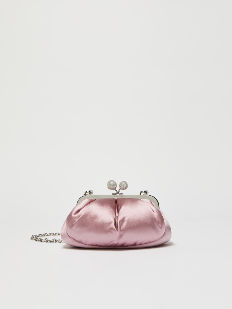 Small satin Pasticcino Bag with rhinestones -  - Weekend Max Mara