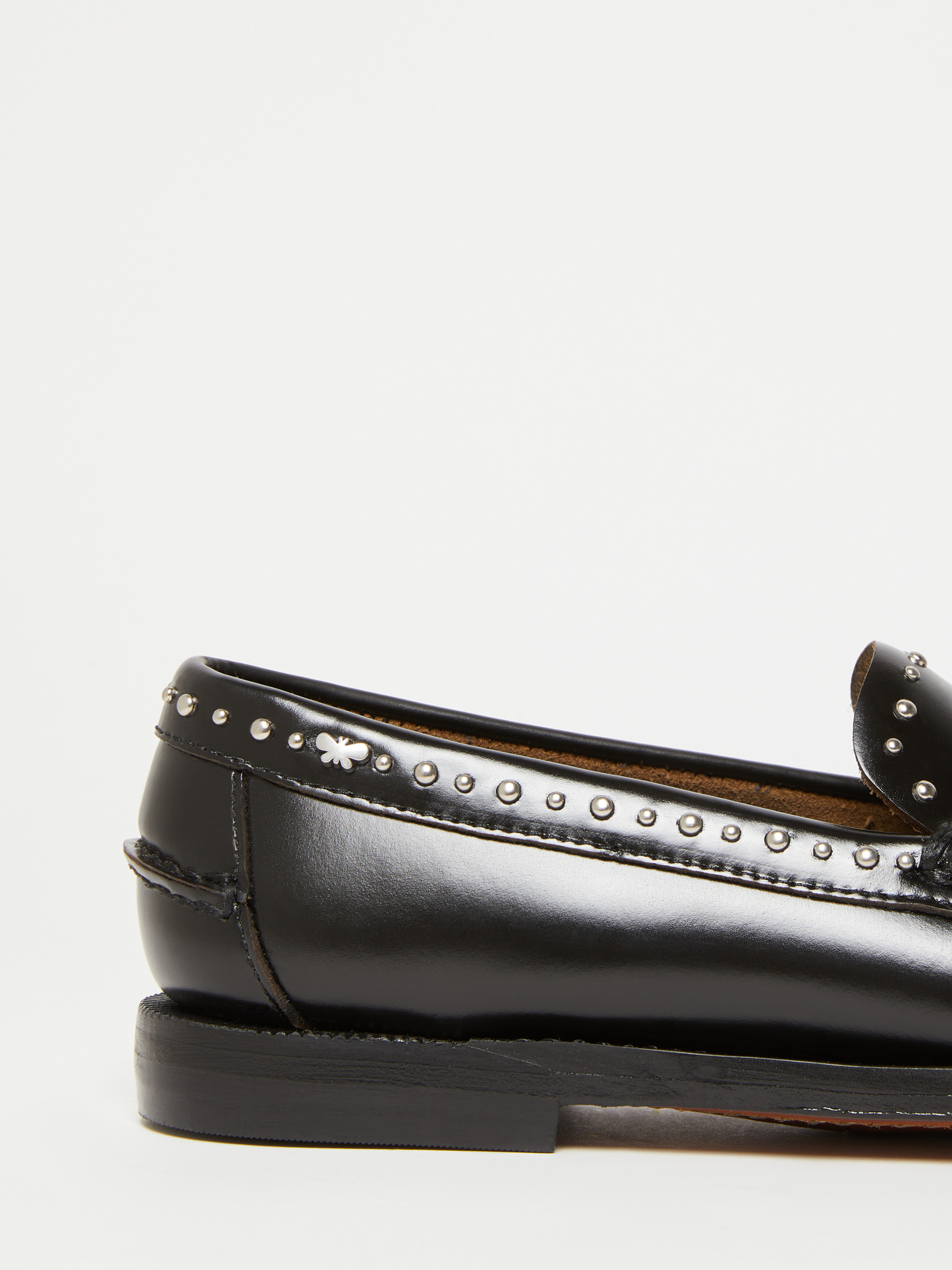 Leather moccasins with tassels - BLACK - Weekend Max Mara - 5