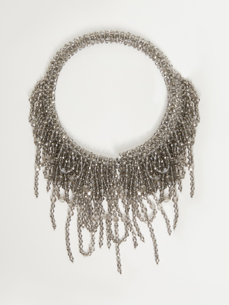 Necklace adorned with cascading beads - DARK GREY - Weekend Max Mara