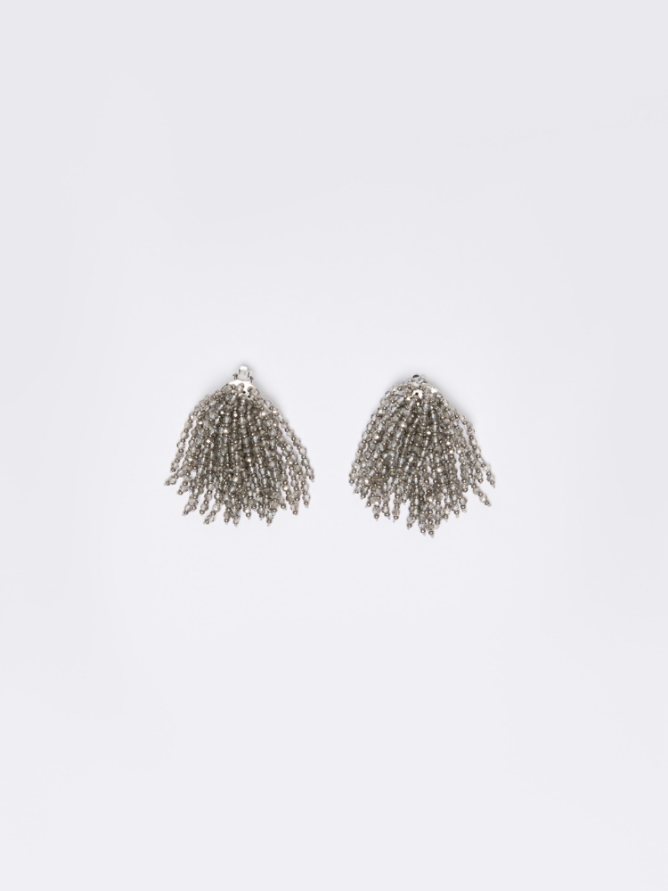 Cascade earrings with rhinestones - BLACK - Weekend Max Mara