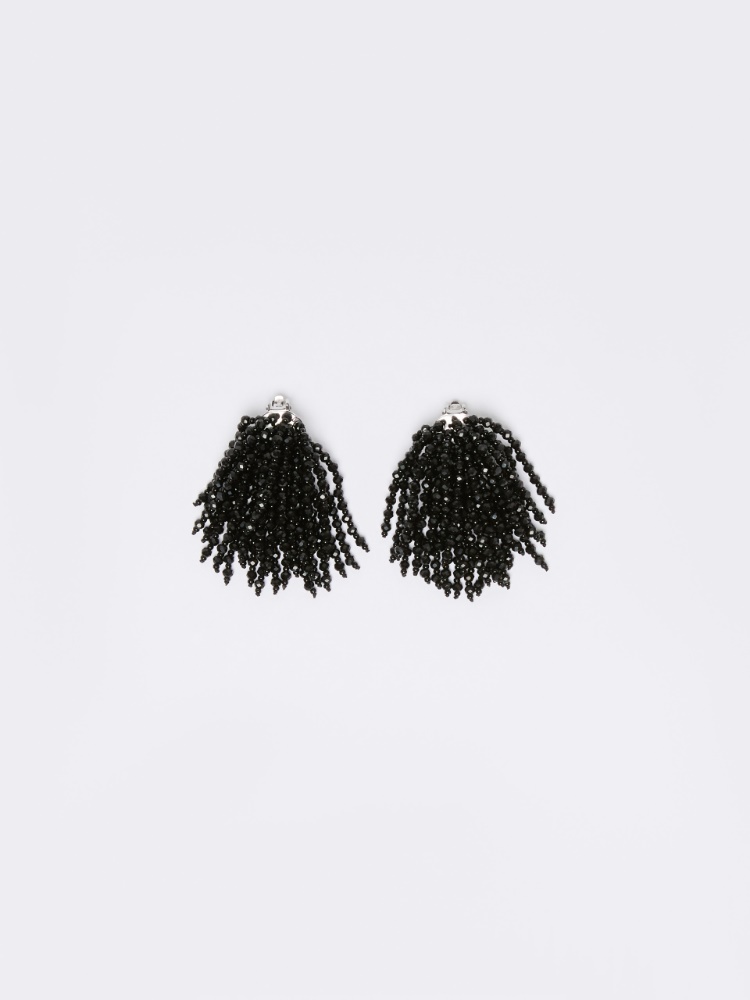 Cascade earrings with rhinestones - DARK GREY - Weekend Max Mara