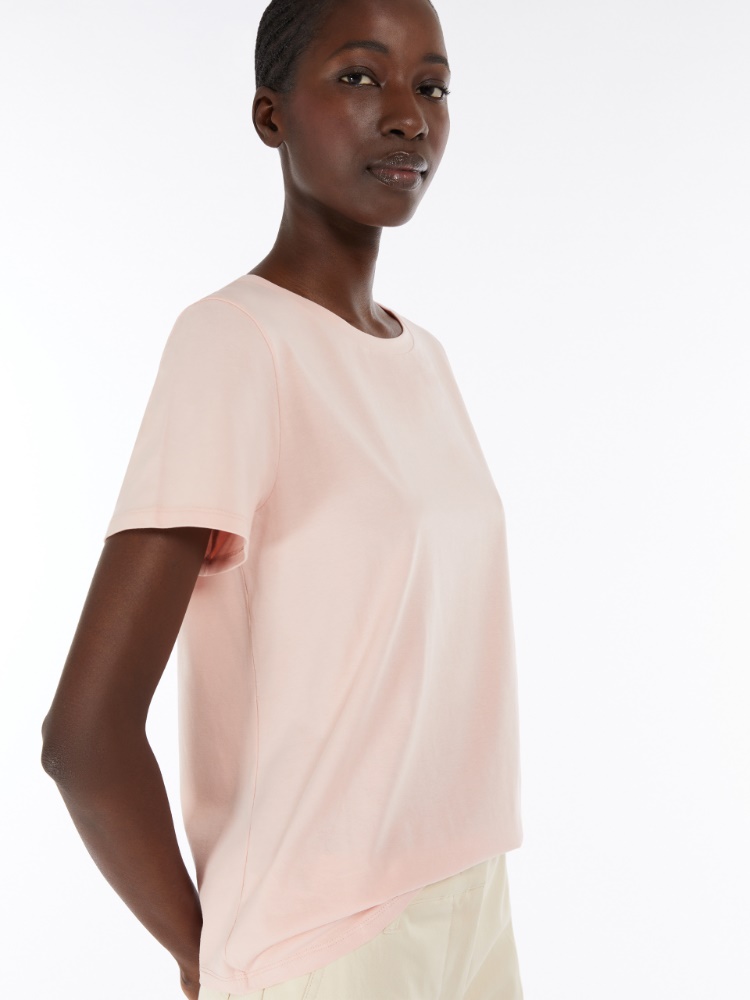 Organic cotton T-shirt - PINK - Weekend Max Mara