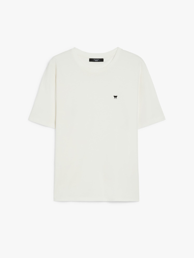 Jersey crew-neck T-shirt - WHITE - Weekend Max Mara