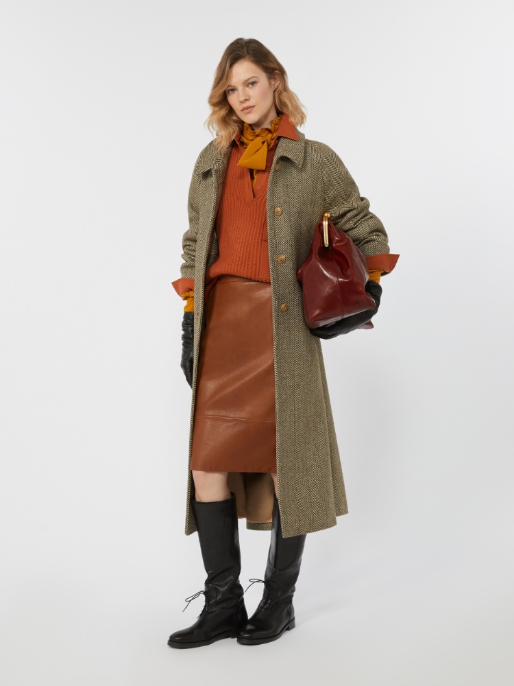 Double-faced wool coat - GREEN - Weekend