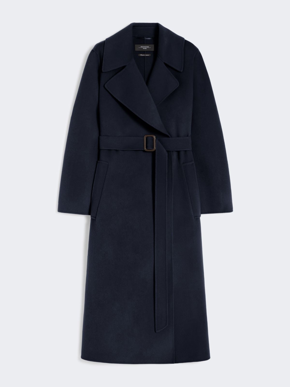 Wool robe coat - NAVY - Weekend - 4