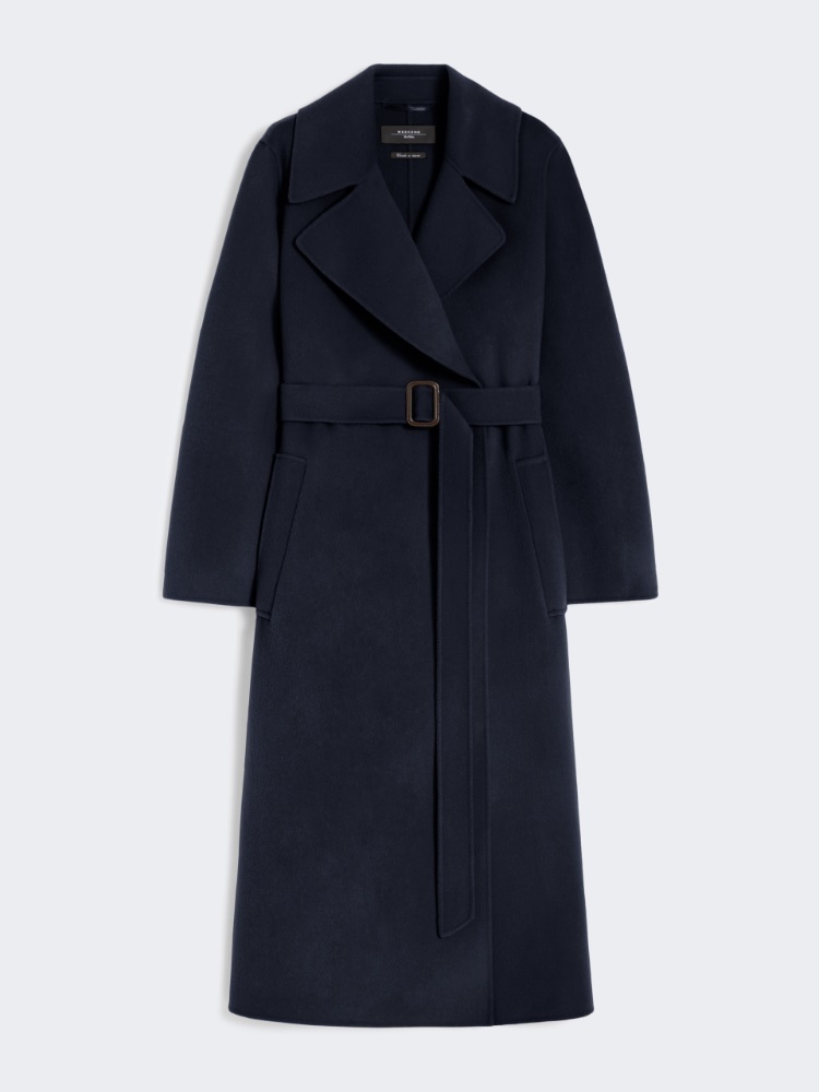 Wool robe coat - NAVY - Weekend - 2