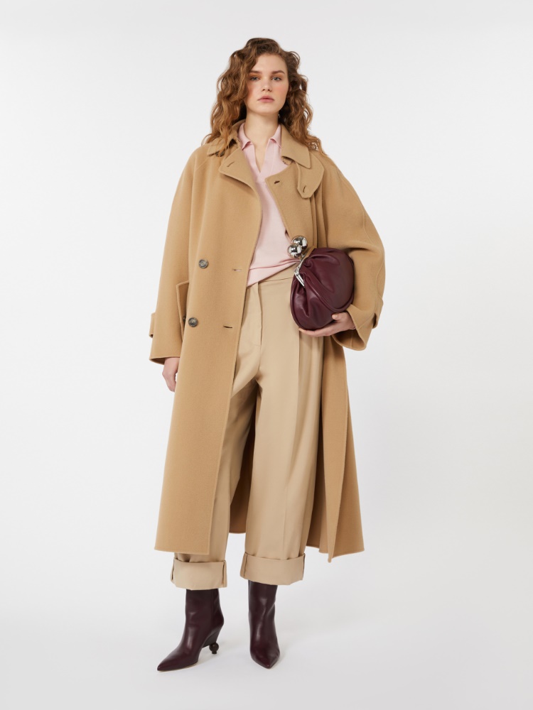 Double-sided wool trench coat - CAMEL - Weekend