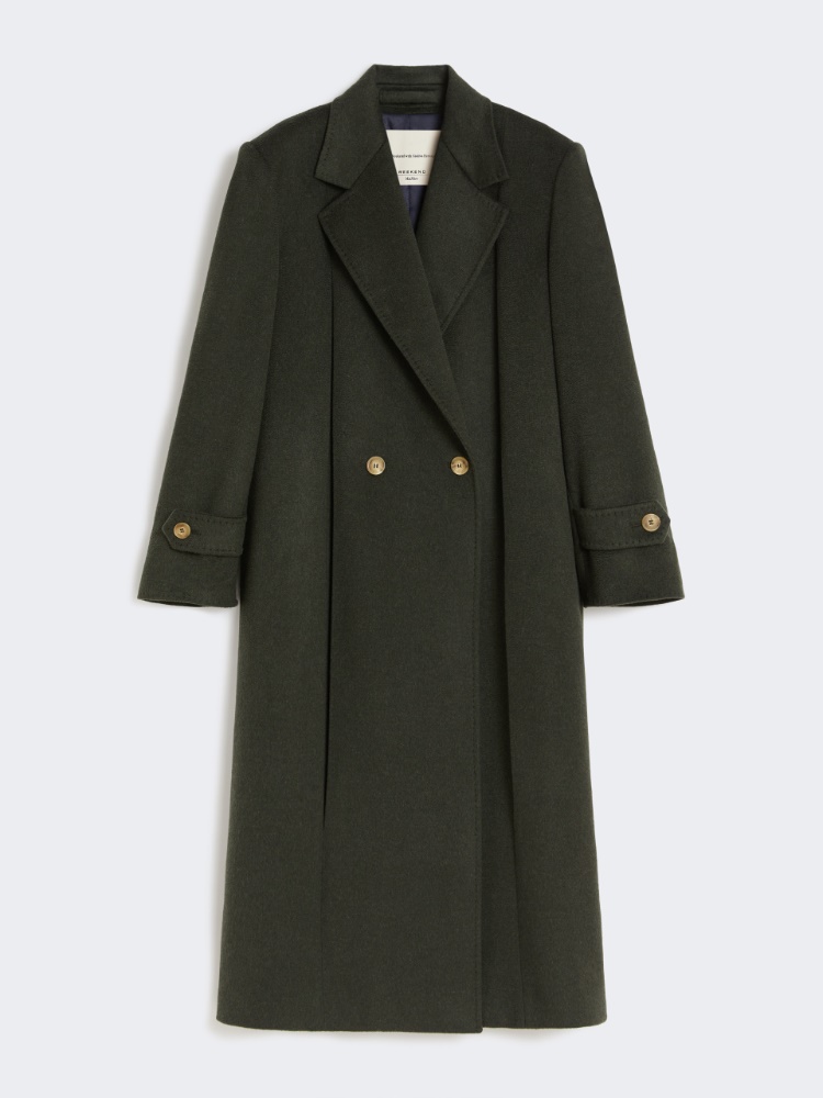 Wool broadcloth coat - DARK GREEN - Weekend - 2
